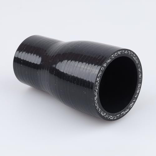 AC PERFORMANCE ID 1.35" to 1" Straight Silicone Hose Reducer Black - color: Black, size: ID 1.35" to 1" (35mm to 25mm)