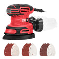 Prostormer Detail Sander, 13000RPM Mouse Sander, 1.6A Electric Palm Sanders - color: Red