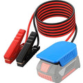 Jumper Cable Clamps Kit for Bosch 18V GBA Series Battery Jumper Starter Automotive Booster Cables 6Ft 12AWG Power Tool Line for Car Riding Mower Motorcycle