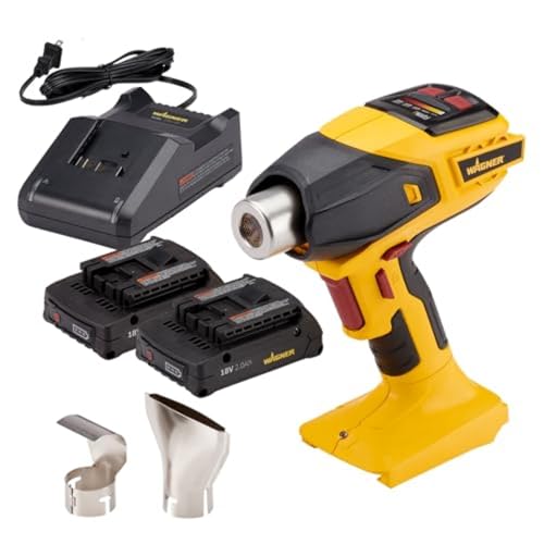 Wagner Spraytech FURNO 550 18V Cordless Heat Gun, 2 Batteries - size: FURNO 550 Cordless (2 Batteries)