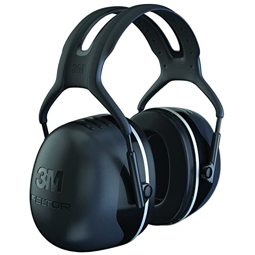 3M PELTOR Ear Muff Hearing Protection, X5 Series, Noise Protection NRR 21 dB, Construction, Manufacturing, Automotive - size: One Size Fits Most, style: Over the Head