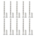 PATIKIL Cabinet Handle Screws M4 x 55mm Break Away Screw with Sleeve 10Set - size: M4 x 55mm