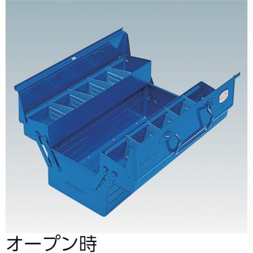 Trusco ST-350-B 2-Level Toolbox - size: 13.8 X 6.3 X 8.5 Inches, style: Movable handle