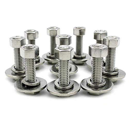 Bolt Fullerkreg 5/16-18x1-1/4 Hex Head Screws Bolts & Nuts Kit - size: (10 Sets) 5/16x1-1/4"