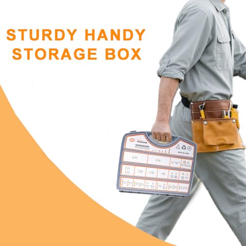 966PCS Nuts and Bolts kit– High-Strength M4 M5 M6 M8 Grade 8.8 Metric Bolts & Nuts Set with Organized Storage Case, 12-30mm - size: 966PCS Metric (M4, M5, M6, M8)