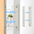 Magnetic Door Catch, Drawer Magnets to Stay Closed, Jiayi 30 LB 2 Pack Cabinet Door Magnets for Closures Wardrobe Cabinets Closet Closing - color: Sliver