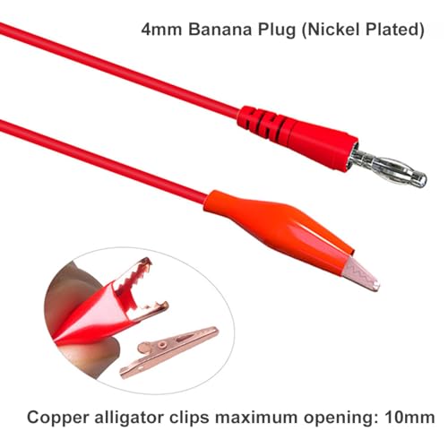 Back Probe kit 30pcs, Copper Alligator Clips to Banana Plug Test Lead, Automotive Test Lead Kits for Automotive Repair and Diagnostic Circuit Testing - color: Blue