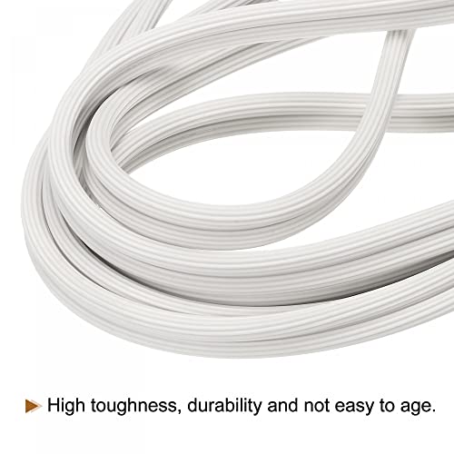 uxcell Screen Spline, 10M/32.81Ft Silicone Sealing Strip Window Screen Retainer, 5mm OD White - size: 5mm x 10M