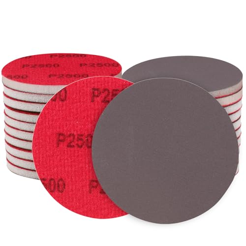 Shinboc 12 PCS 6 Inch Sanding Sponge 2500 Grit, Bowling Ball Sanding Pads - color: 2500grit, size: 6 Inch 12Pcs