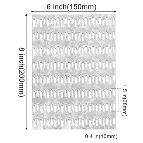 10 Pcs Truss Plates 6 x 8, Pronged Truss Mending Plates with Nail Teeth, Galvanized Truss Brackets for Truss to Rafter Wood Connections, Steel Repairing Plates - size: 6"x8"