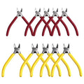 5 Pcs 5" & 5 Pcs 6" Precision Wire Cutters Spring Loaded Flush Cutters Sharp Side Cutter Clippers Diagonal Cutting Pliers for Jewelry Making, Crafts, Electronics, Zip Ties