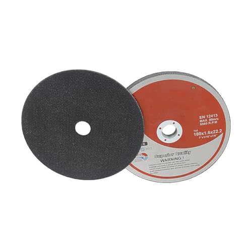 100 Pcs Ultra Thin Cutting Wheel Disc 7 x 1/16 x 7/8 Inch Metal Stainless Steel Cut Off Wheels for Angle Grinder, General Purpose Metal Cutting - style: 100pcs 7"x1/16"x7/8"