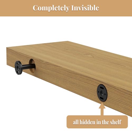 4pcs Wall Shelf Brackets Heavy Duty Floating Shelf Bracket Hidden,Invisible Black Shelving Brackets Decorative Floating Shelf Hardware Heavy Duty,Metal Shelf Support Bracket (10 inch-4pcs) - size: 10 inch--4pcs