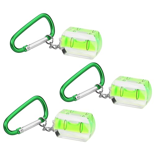 WORKPRO 3-Pack Mini Pocket Tool Spirit Level with Keychain - size: Mini