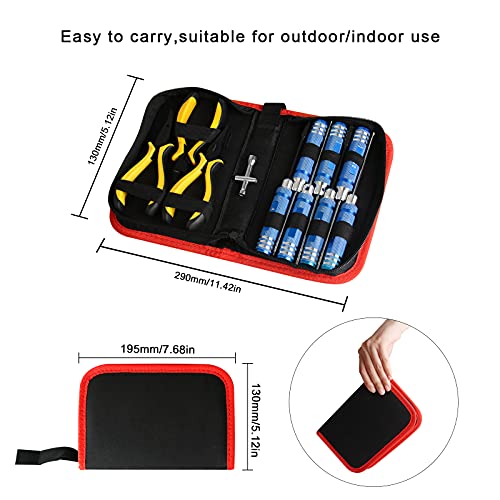 12Pcs RC Tools Kit W/Hex, Phillips, Flat Screwdriver & Plier Socket Wrench