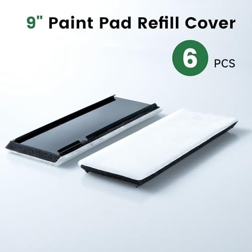 VOOMEY 6 Pack of 9 inch Paint Edger Replacement Pads - color: 9" Paint Edger Replacement Pads(6pack)
