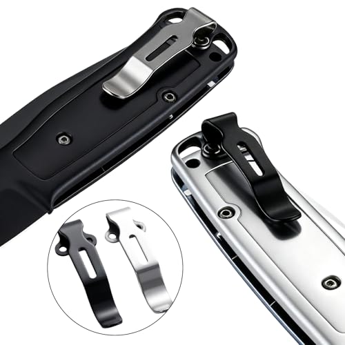 4-Pack Deep Carry Pocket Clips with 8 Screws