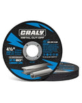 CRALY 4-1/2 Inch Cut-Off Wheels for Cutting Metal & Stainless Steel, Professional Grade Ultra Thin Metal Cutting Disc for Angle Grinder & Die Grinder, 7/8 in Arbor, 10-Pack(30111501-10) - style: 4-1/2 Inch,10pcs