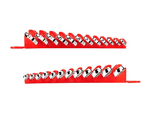 TEKTON Stubby Combination Wrench Set, 12-Piece | WRN01170 - size: 12-Piece (8-19 mm), style: Holder