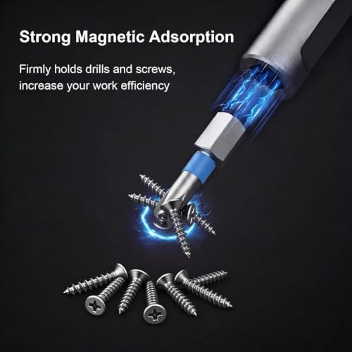 24 in 1 Magnetic Ratchet Screwdriver Set With T-Handle, Grey - color: Grey, size: 24 In 1