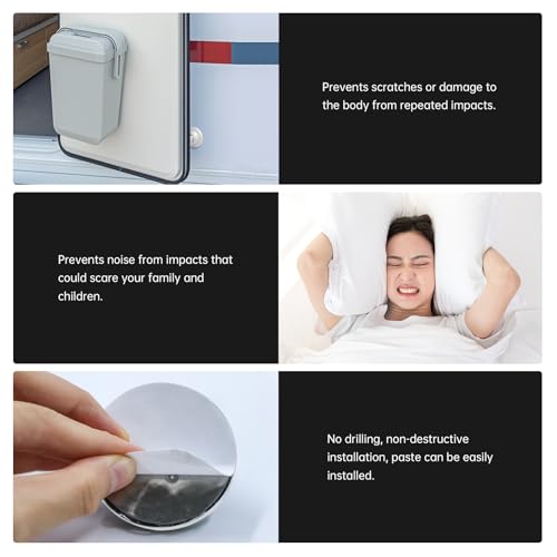 Strong Magnetic RV Door Holder, White, 2 Pack - color: White-S