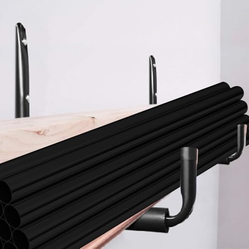 15 Inch Garage Hooks, Heavy Duty Kayak Storage Hooks, Black, 4 Pack - size: 15 in