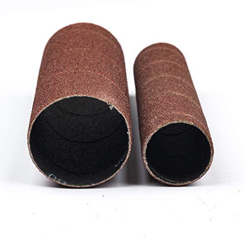 Portable Spindle Sander Hand-Held Rubber Sanding Drum for Drill 4-1/2" x 1-1/2" and 4-1/2" x 1" Hand Drum Sander (Red) - color: Red