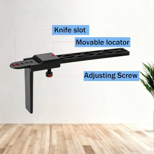 2 Pcs Adjustable Car Wrap Cutting Guide, Edge Trimming Smoothing Tool for Vinyl Wrap, Wallpaper, Furniture Cabinet Film Wrapping