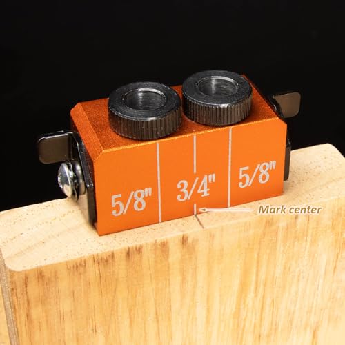 O'SKOOL 3/8" Self-Centering Dowel Jig Kit with Cobalt M-35 Drill Bit - style: Solid Aluminum Dowel Jig Kit