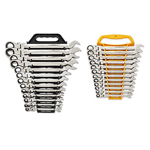 GEARWRENCH 25-Pc. Flex Combination Ratcheting Wrench Set, SAE/MM - 86730 - size: 25 PC