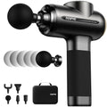 RENPHO Active Evo Massage Gun, Gifts for Men Women Deep Tissue Back Handheld Massage with 8-12mm Amplitude Heavy-Duty, FSA Approved Percussion Professional Muscle Massager Gun for Athtetes HSA - color: Midnight Black