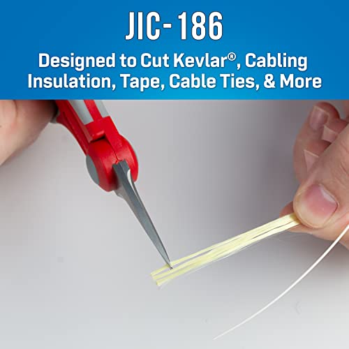 Jonard Tools TK-283 Fiber Cleaning Kit with Kevlar Cutting Shears, 3 Hole Fiber Stripper, Cleaning Fluid, Dry Wipes, and Carrying Case - style: Fiber Cleaning Kit