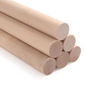 ONUPGO 6 PCS Dowel Rods Wood Sticks 1" X 12" Wooden Dowel Rods for Craft Round Natural Wood Crafts Unfinished Hardwood Sticks for Arts,DIY, Tiered Cake Support and Wedding Ribbon Wands - size: 1"x12"Dowels-6 PCS