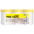 ADHES Pre Taped Masking Film with Adhesive Edge, 22 inch x 98 feet - size: 550mm x 30m-3rolls