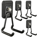 Heavy Duty Magnetic Hook, Large Utility Storage Magnetic Garage Hooks, Strong Magnet Hooks for Hanging Power Tool Hose Drill Metal Cart in Garden Workshop Kitchen (4Pack) - style: 2.24 INCH*3.07 INCH 4 PACK PRO