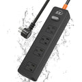 Outdoor Power Strip Weatherproof, 6FT Extension Cord with 4 Outlets - size: 6FT