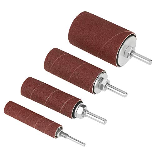 Speed Drum Sander Kit, Spindle Sanding Drum Sander Tool Kit Set with Case for Drill Press, for Sanding Contours, Flexible Shaft, Home Improvement
