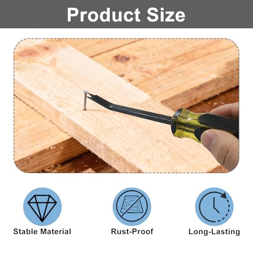 1 Pack Heavy Duty Staple Remover, Yellow - color: Yellow