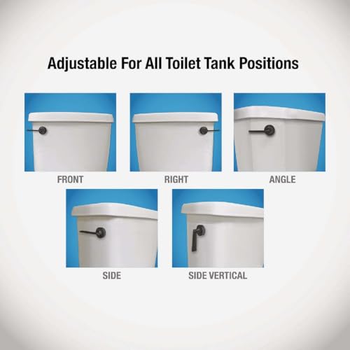 Danco 12052 Toilet Tank Lever, Matte Black - color: Matte Black, style: Straight Handle