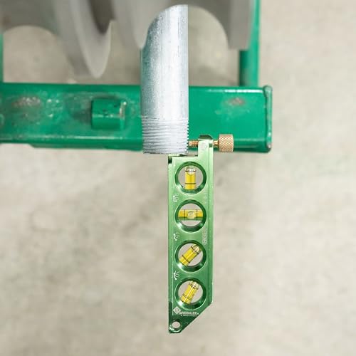 Greenlee L77 Mini Magnetic Bubble Level with Conduit Bending Offset Aid