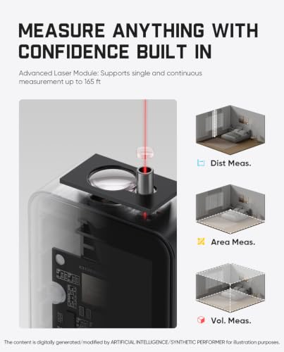 Fanttik Neo A11 Pro Laser Measure, Touch Screen, Angle Sensor, Bubble Level