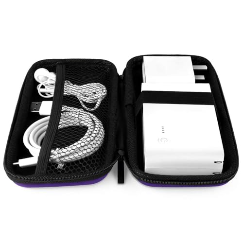 iMangoo Travel Essential Electronics Organizer Charger Case Carrying Pouch - color: Purple, size: Small