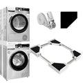 Washer Dryer Stacking Kit - Universal Stacking Kit for Washer and Dryer | Adjustable 29"/28"/27"/26"/25"/24" Washer and Dryer Stacking Kit with Ratchet Strap for Laundry Room - Space-Saving - style: Thickened Universal Stacking Kit