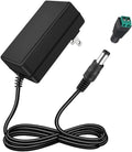 24V 1.5A Power Supply AC Adapter, 100-240V 50-60Hz to DC 24V 1.5A Switching Converter, DC Power Cord with 5.5x2.5mm/2.1mm Plug