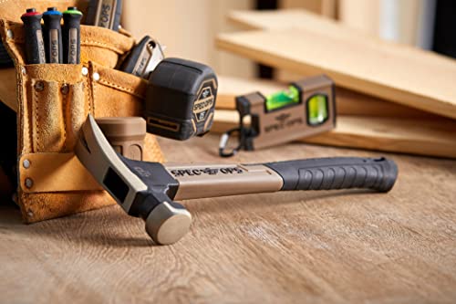 Spec Ops Tools Fiberglass Hammer for Framing, Carpentry & Demolition, Rip Claw, Shock-Absorbing Grip, 13 Inch Handle 20 Oz - size: 20 Oz Rip Claw
