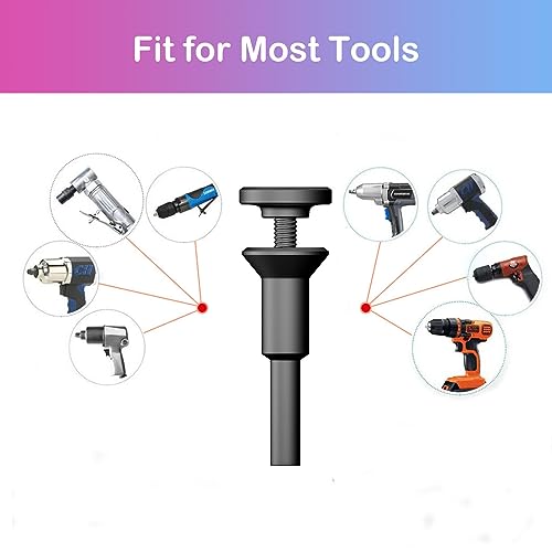 Cut-Off Wheel Mounting Mandrel Holder 3/8" & 1/4" Arbor Hole with 1/4" Shaft Stem for Die Grinder Accessories Drill Rotary Tool(3 Pack)
