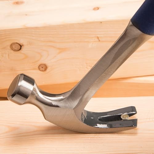 ESTWING Curved Claw Hammer, 16 oz Smooth Face, Shock Reduction Grip, E3-16C - size: 16 oz (Ounces)