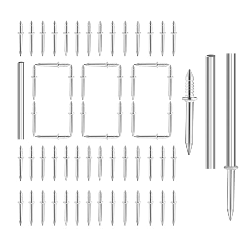 1000Pcs Double Head Skirting Nails, Seamless Trim Nails for Baseboards