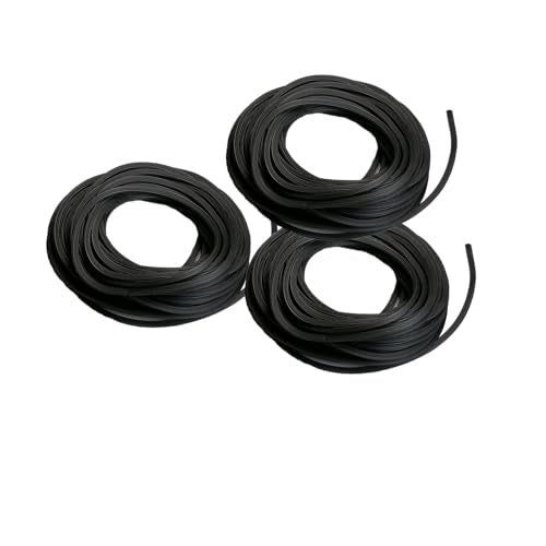Window Screen Spline, (.125" x 40ft +.14" x 40ft +.16" x 40ft) 3 Sizes in 1 Kit - Screen Retainer Spline for Window Screen Replacement, Black, Tooltriz - size: .125" x 40ft +.14" x 40ft +.16" x 40ft