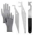 Firefighters' Door Opening Tool Multi-Purpose Kit,Spring Steel Pry Set